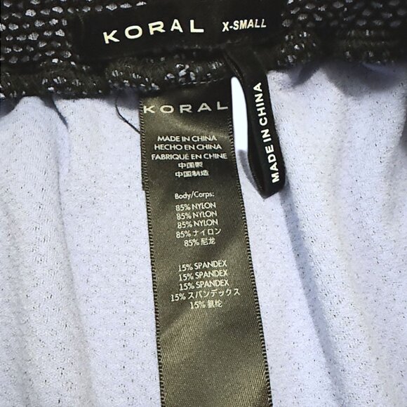 KORAL Oblivion Mesh Sweatpant Jogger Black Persian Jewel Size XS Designer Active - Picture 6 of 8